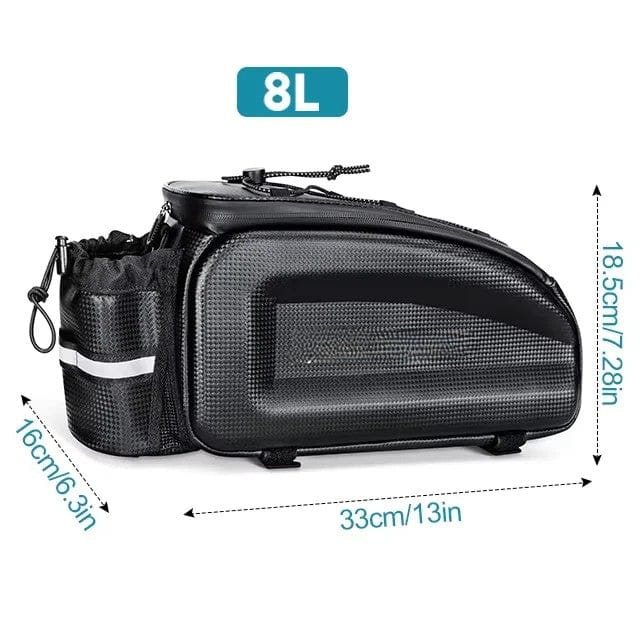Sacoche arrière imperméable avec porte gourde | Gravel 4-8L