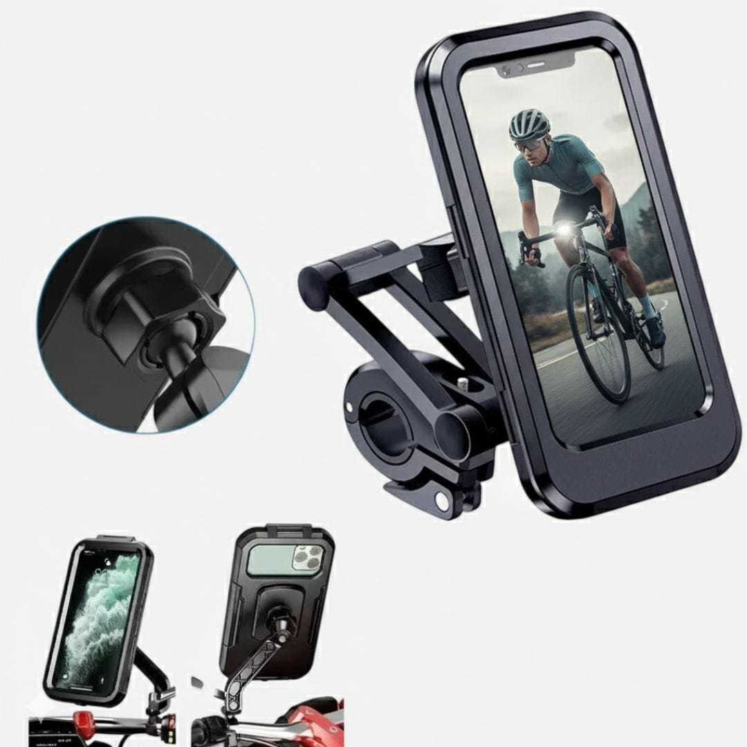 Support de téléphone étanche 360° | Vélo route, VTT, Gravel