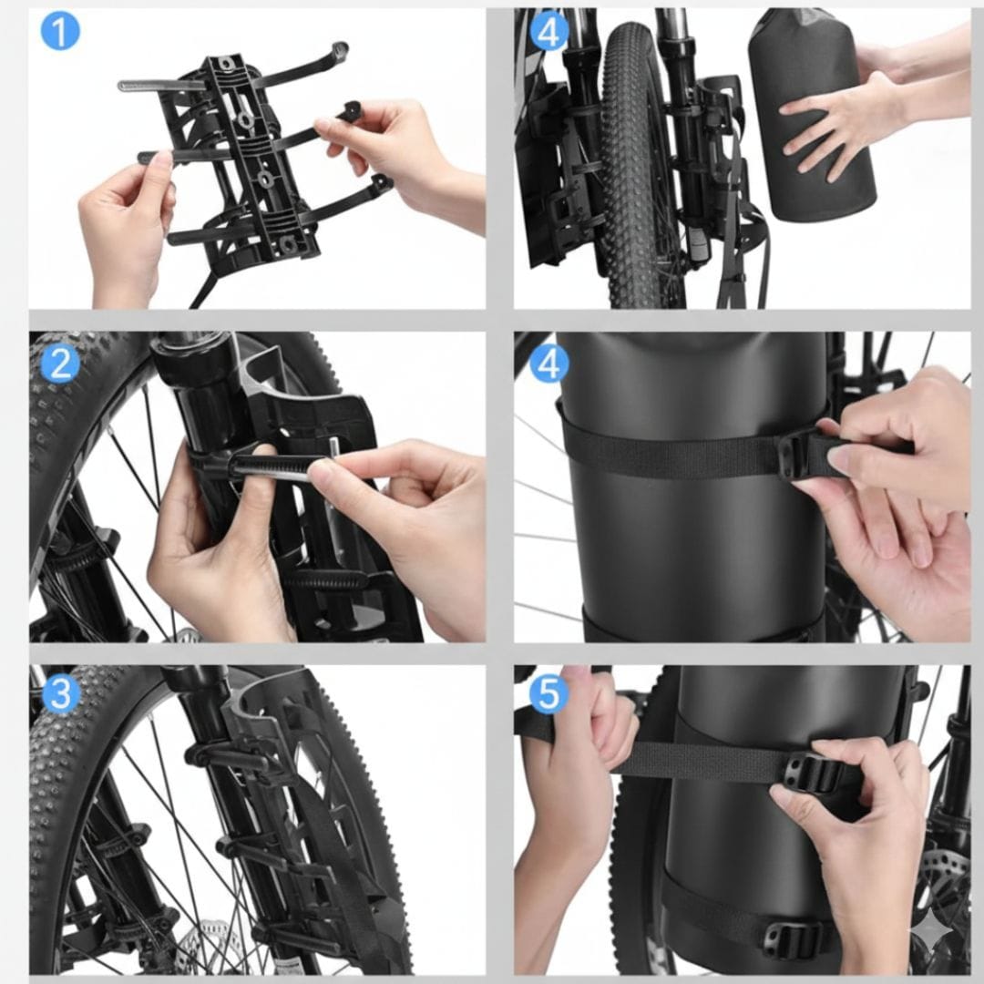 Support sacoche de fourche Vélo | Gravel & VTT