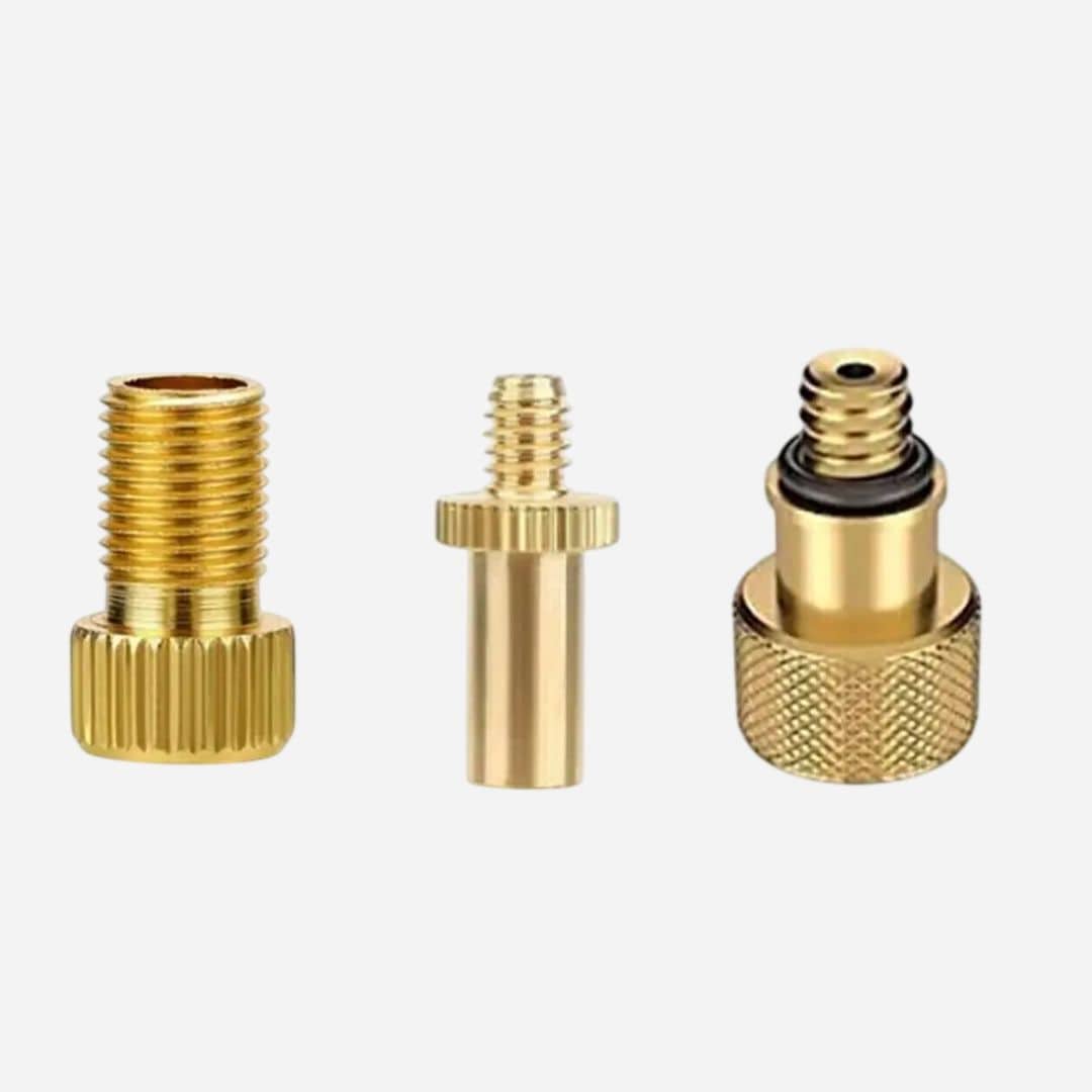 Adaptateur pompe à vélo compatible toutes valves