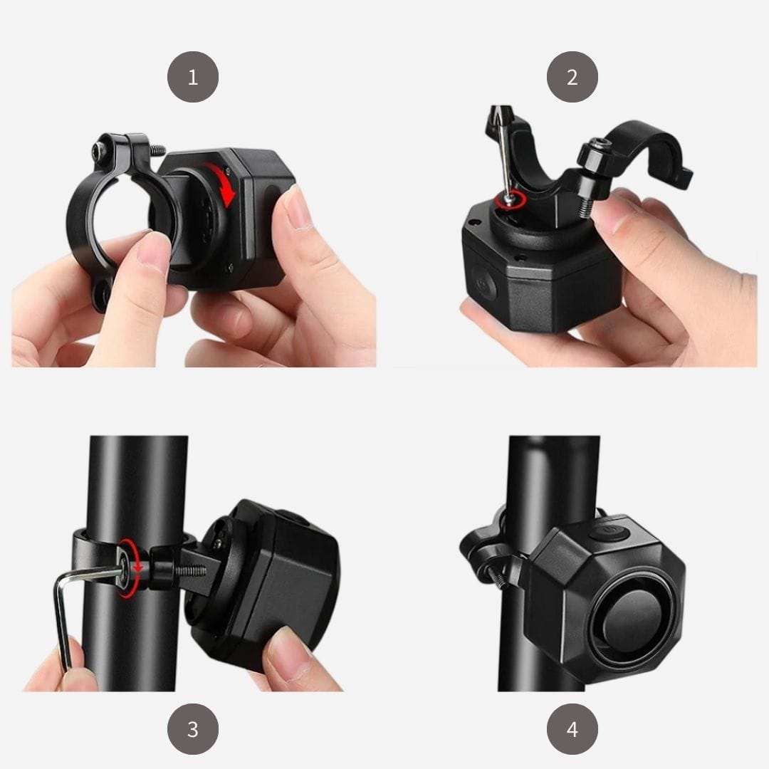 Alarme antivol pour vélo 110 dB | Capteur sous selle