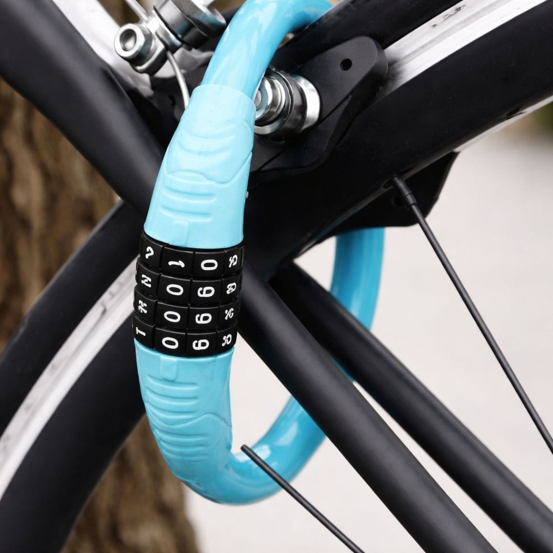 Antivol de vélo avec code à 4 chiffres