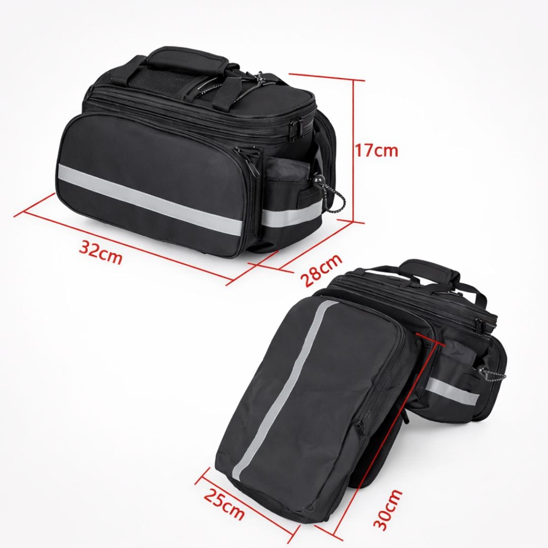 Double Sacoche Arrière pour porte-bagage | Gravel 27L