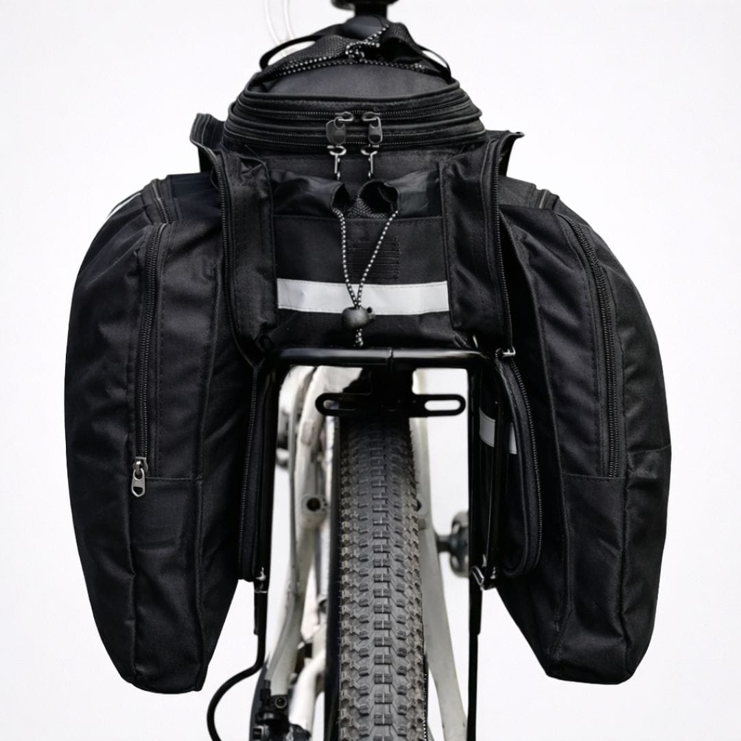 Double sacoche vélo 27L Bikepacking | Extensible