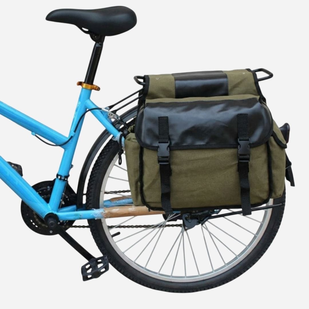Double sacoche étanche de porte bagage, pour vélo de ville | 30L
