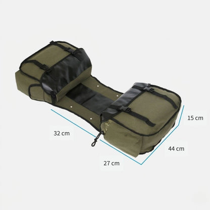 Double sacoche étanche de porte bagage, pour vélo de ville | 30L