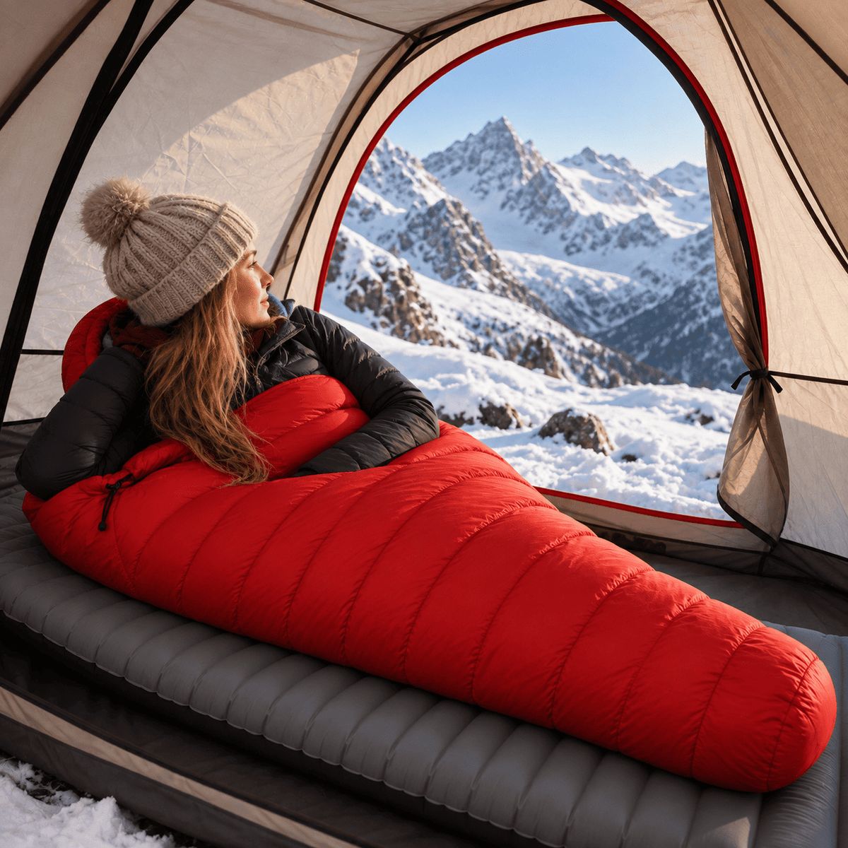 Duvet pour grand froid extrême | Sac de couchage de bivouac hivernal
