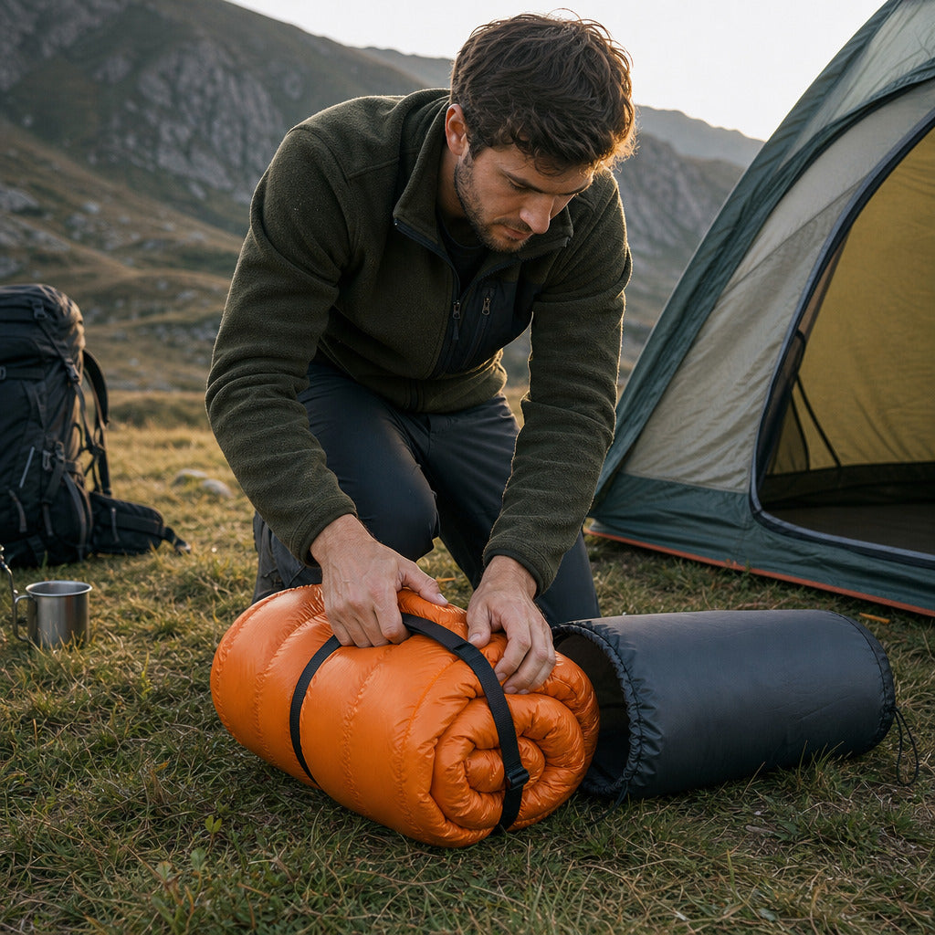 Duvet pour grand froid extrême | Sac de couchage de bivouac hivernal