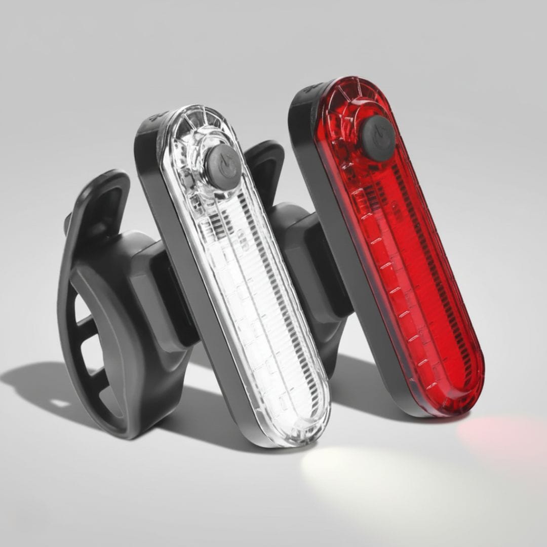 Eclairage arrière - avant pour vélo USB