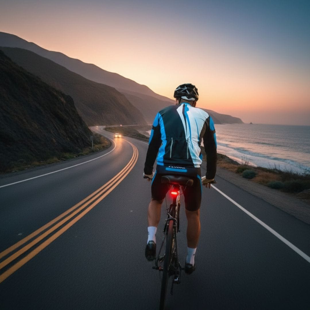 Eclairage arrière - avant pour vélo USB