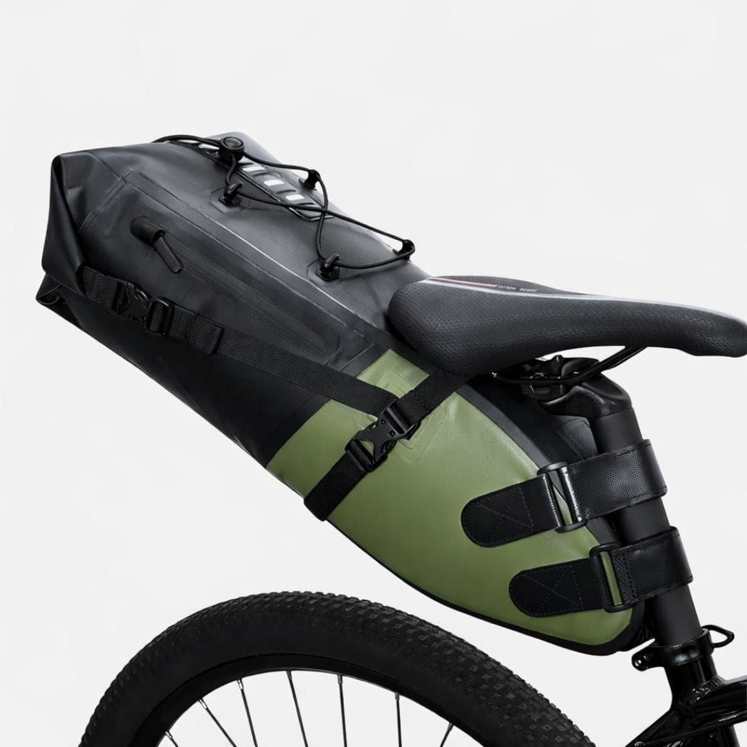 Grande sacoche de selle de vélo pour cyclotourisme & Bikepacking | 13L