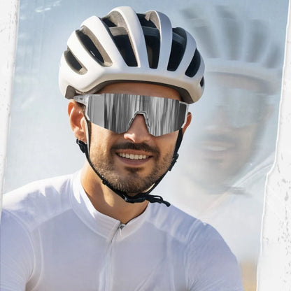 Lunettes de vélo miroir anti UV Gravel, VTT | Adulte, unisexe