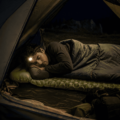 Matelas gonflable 1 personne Camping & Bivouac | avec oreiller