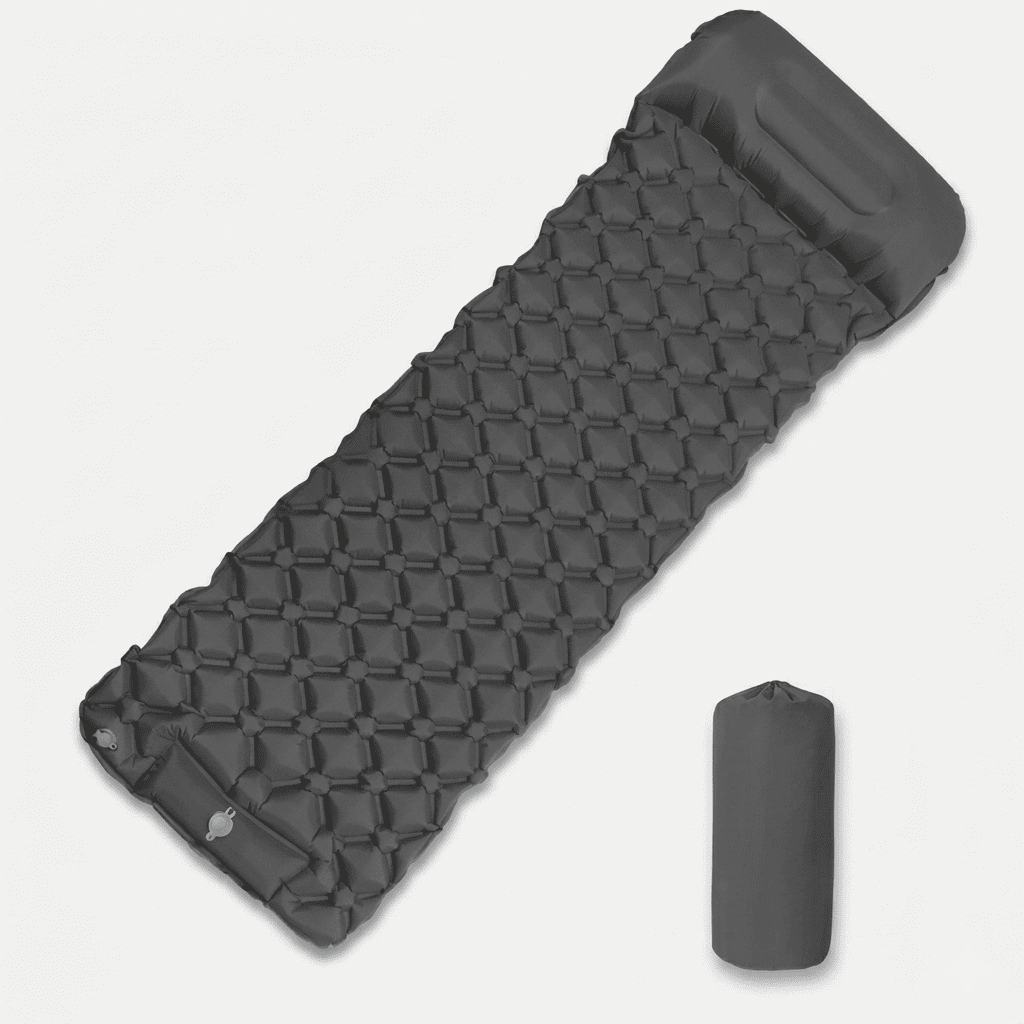 Matelas gonflable 1 personne Camping & Bivouac | avec oreiller