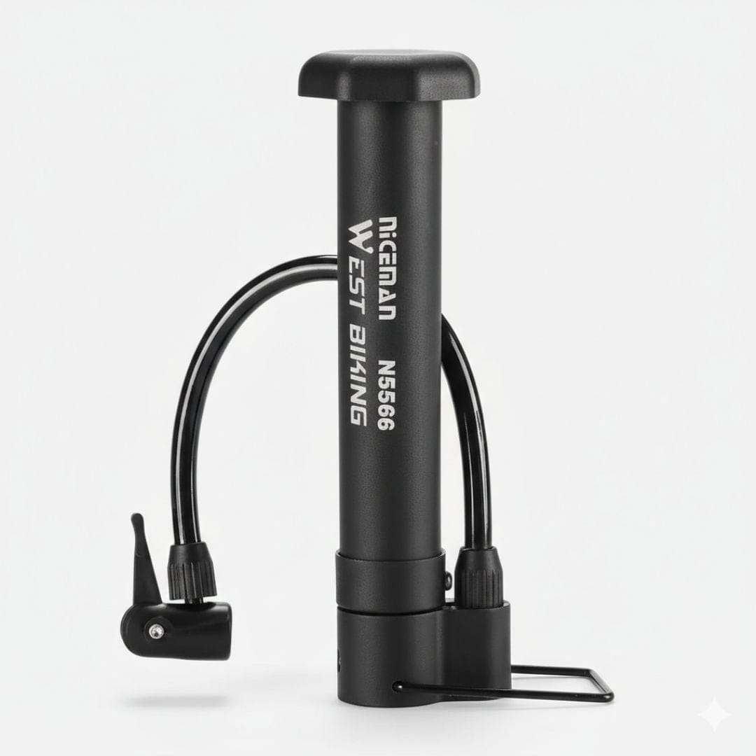 Pompe à pied pour vélo 80 PSI