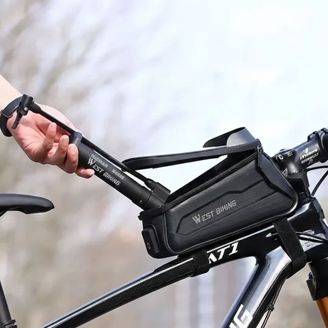 Pompe à pied pour vélo 80 PSI