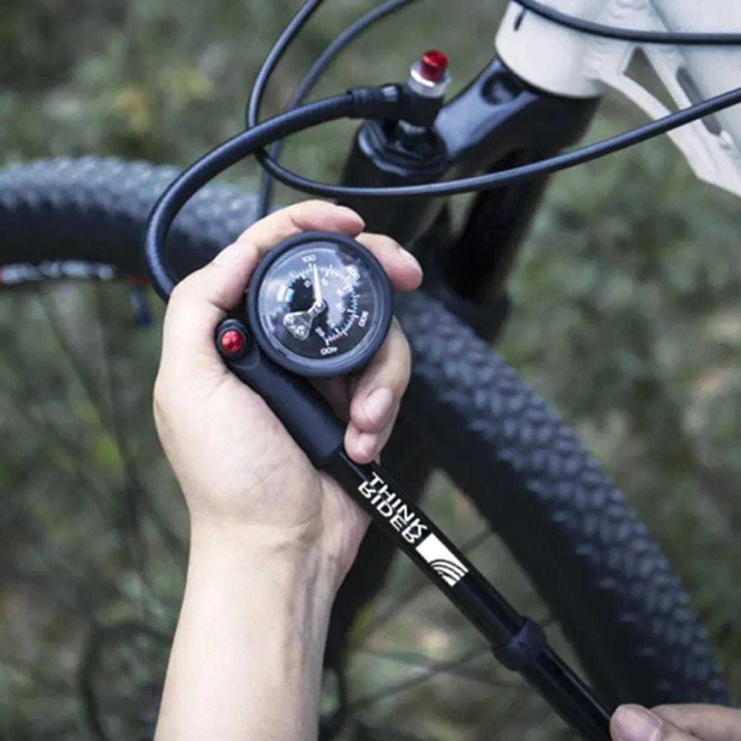 Pompe à vélo Gravel & VTT avec manomètre |300PSI