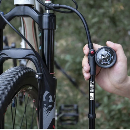 Pompe à vélo Gravel & VTT avec manomètre |300PSI