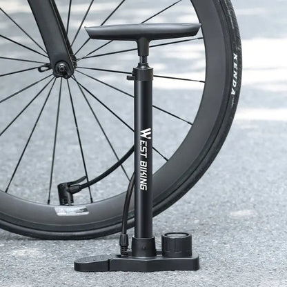 Pompe à vélo sur pied pour gravel et VTT | 160PSI