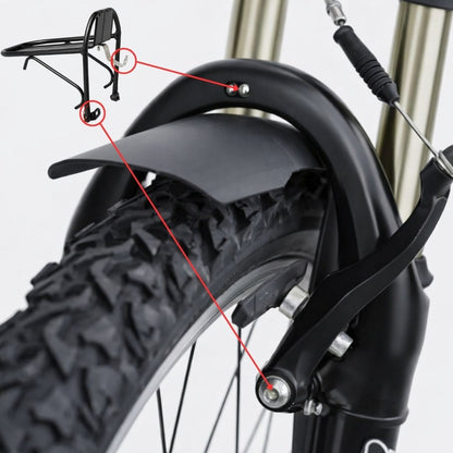 Porte-Bagage Avant Vélo de Route & Gravel | Charge 10 kg