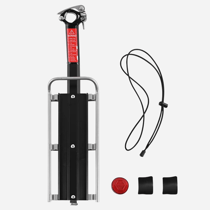 Porte bagage vélo Gravel, fixation selle | Charge 15kg