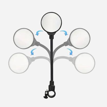 Rétroviseur vélo guidon ajustable 360° | Bikepacking