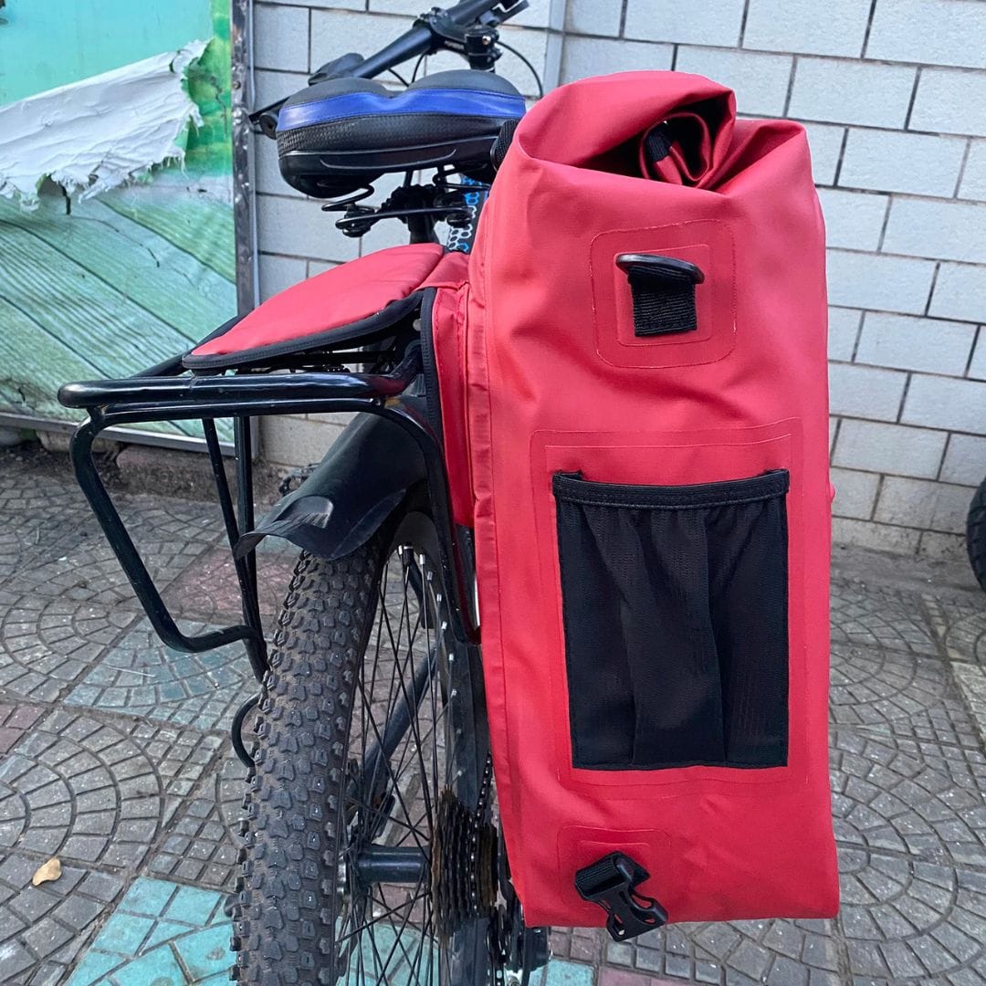 Sac à dos Sacoche vélo convertible pour Porte-Bagages | Etanche 23L