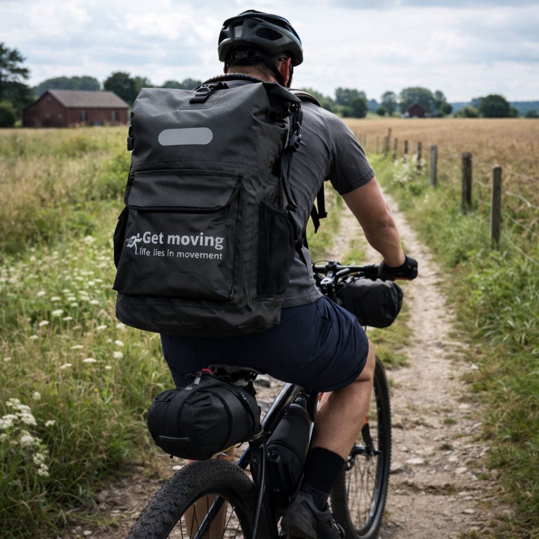 Sac à Dos Vélo Étanche pour Bikepacking & Bivouac | 25L