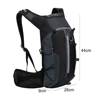 Sac à dos vélo imperméable, trekking, & randonnée | 10L ultra léger, poche hydratation