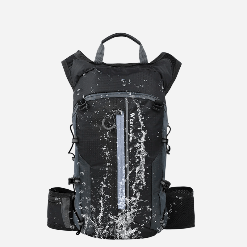 Sac à dos vélo imperméable, trekking, & randonnée | 10L ultra léger, poche hydratation