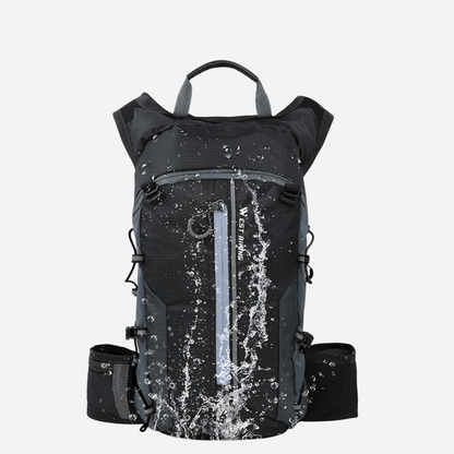 Sac à dos vélo imperméable, trekking, & randonnée | 10L ultra léger, poche hydratation