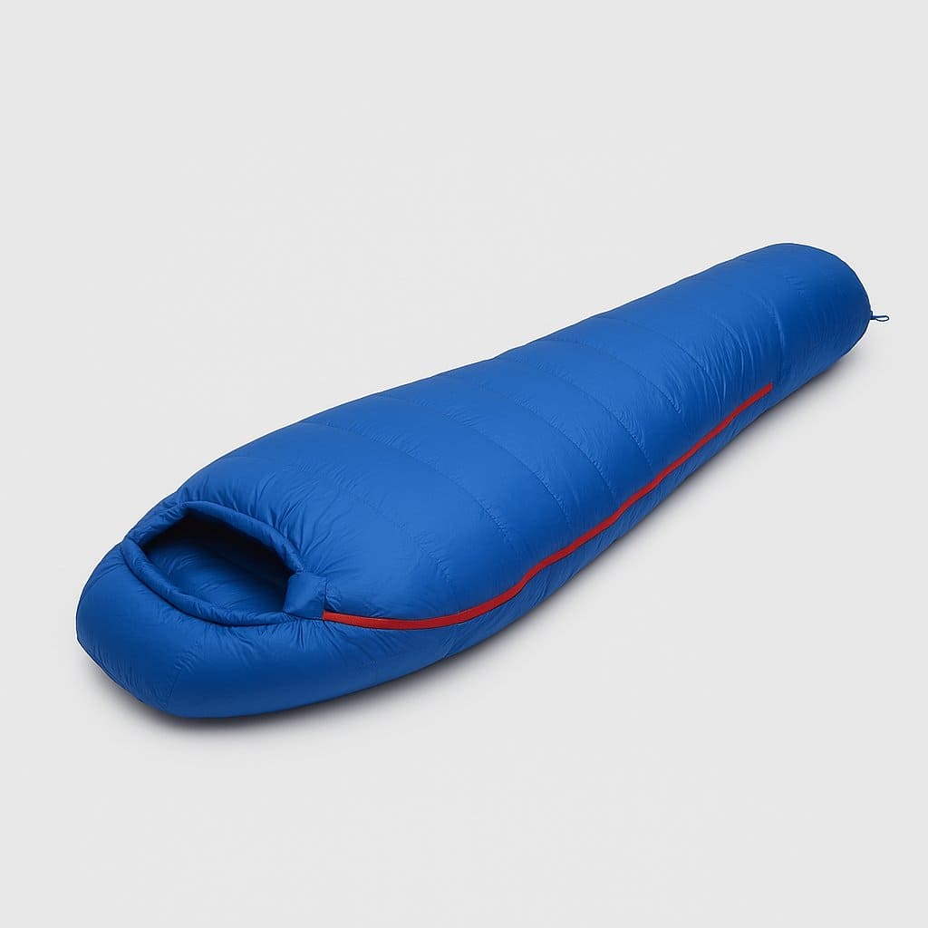Sac de couchage ultra light 0°C en duvet d’oie | forme momie, camping et randonnée, 4 saisons