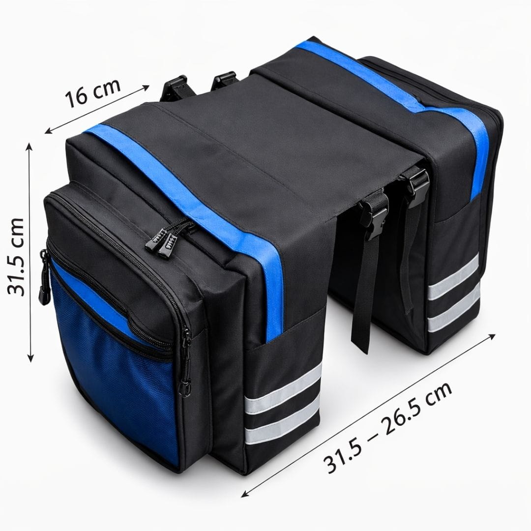 Sacoche arrière double pour Vélo Gravel | 27L
