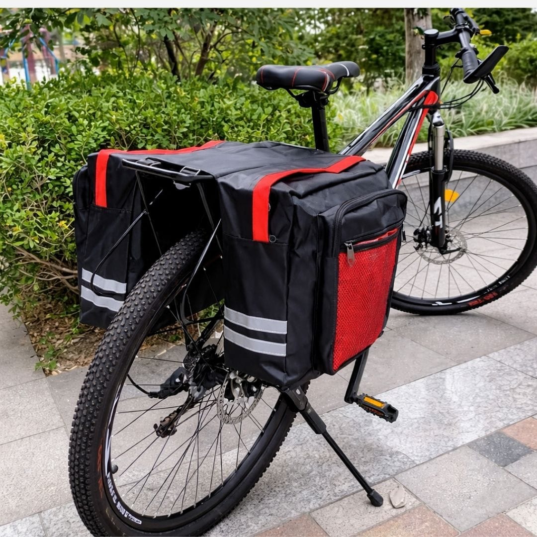Sacoche arrière double pour Vélo Gravel | 27L
