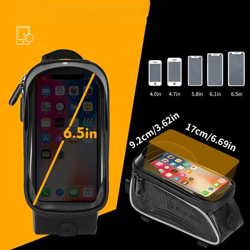 Sacoche cadre vélo étanche | pour Smartphone