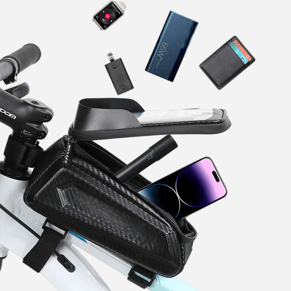 Sacoche de cadre pour Vélo & Bikepacking | Etanchéité Smartphone