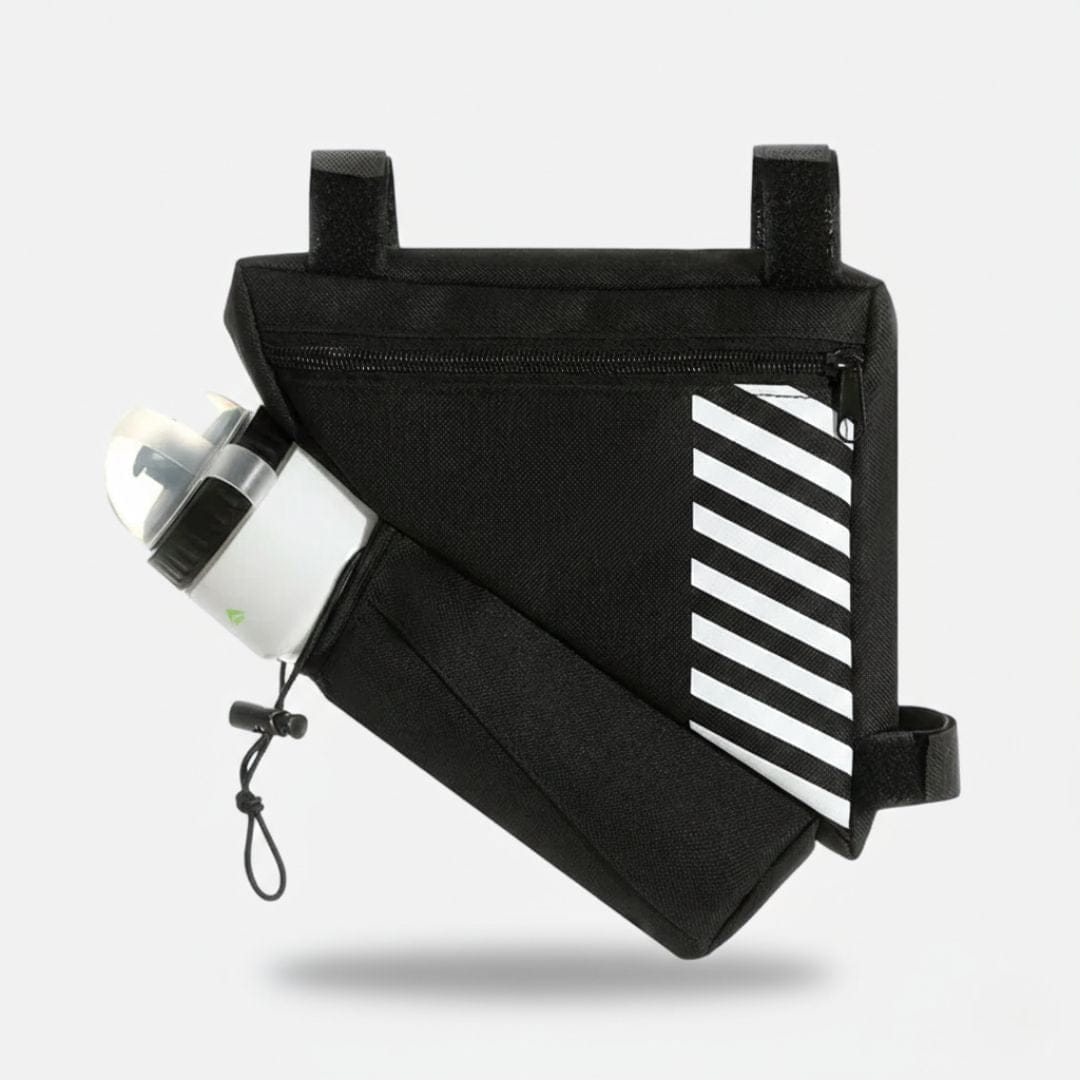 Sacoche multifonction en toile imperméable pour cadre de vélo