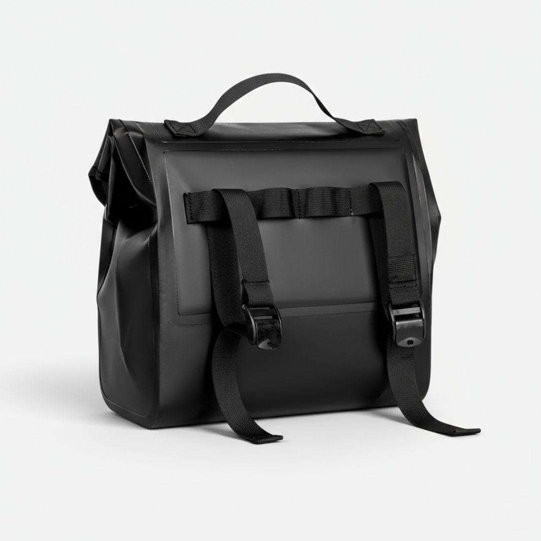 Sacoche de Vélo Étanche, compatible tous vélo, guidon ou porte-bagages |Extensible 5 - 10L