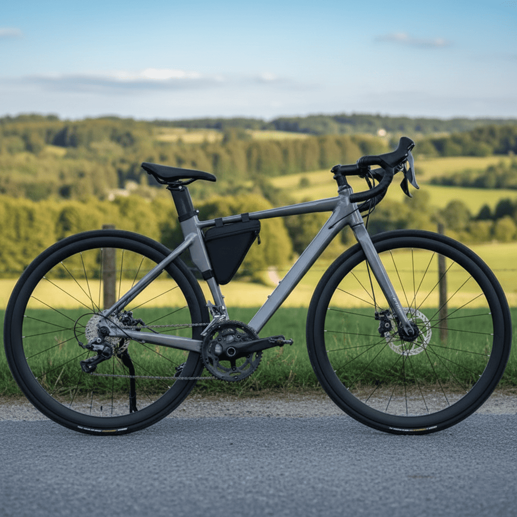Sacoche triangle de cadre pour vélo de route, gravel, VTT
