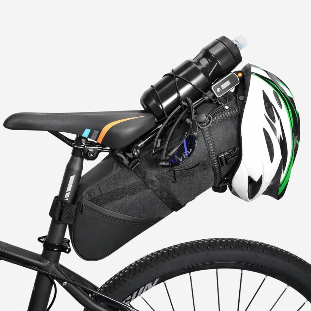 Sacoche vélo étanche randonnée 10L | Sacoche de Selle Bikepacking
