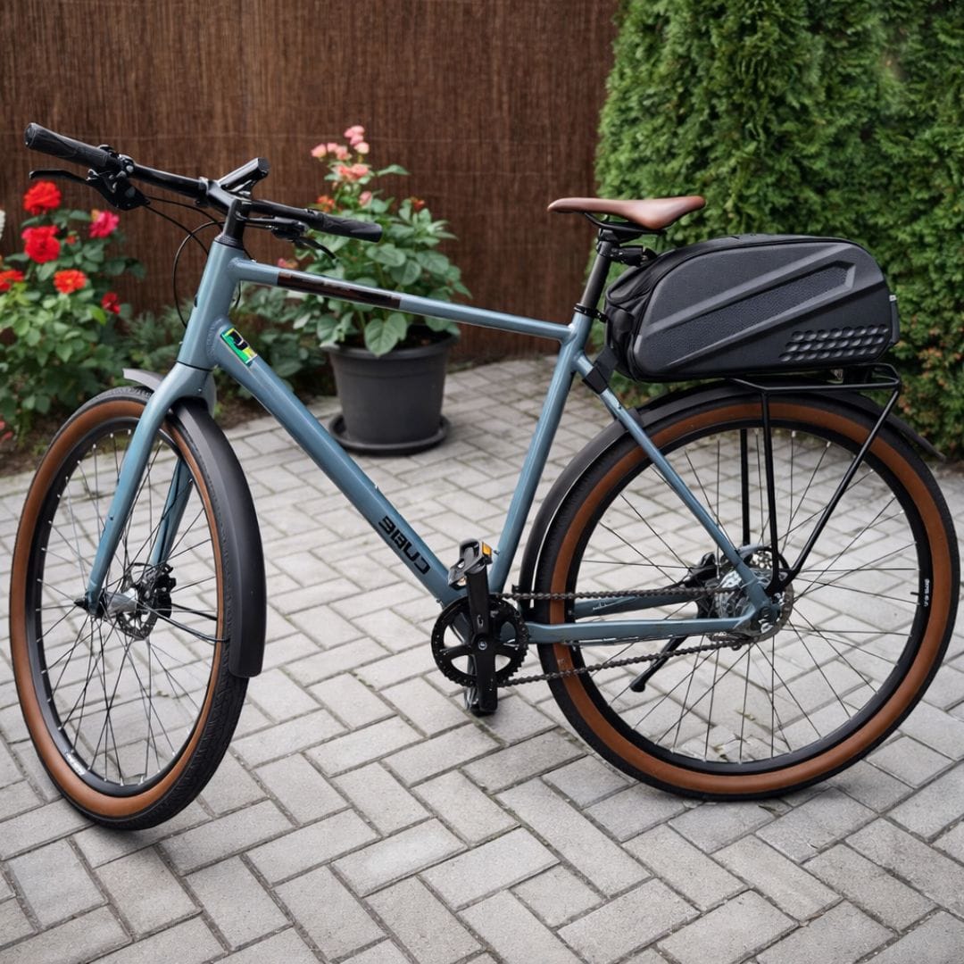 Sacoche vélo porte bagage étanche | Cyclotourisme 10L