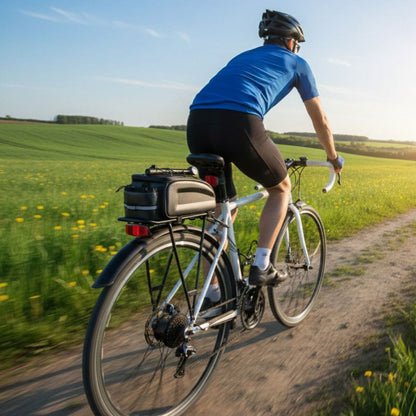 Sacoche arrière imperméable avec porte gourde | Gravel 4-8L