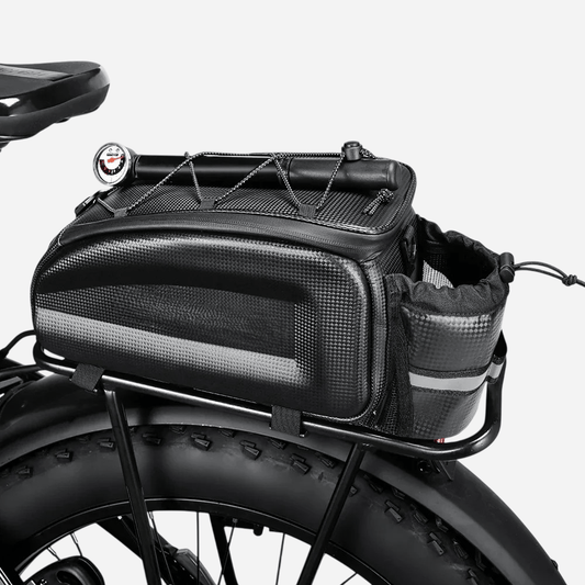 Sacoche arrière imperméable avec porte gourde | 4-8L