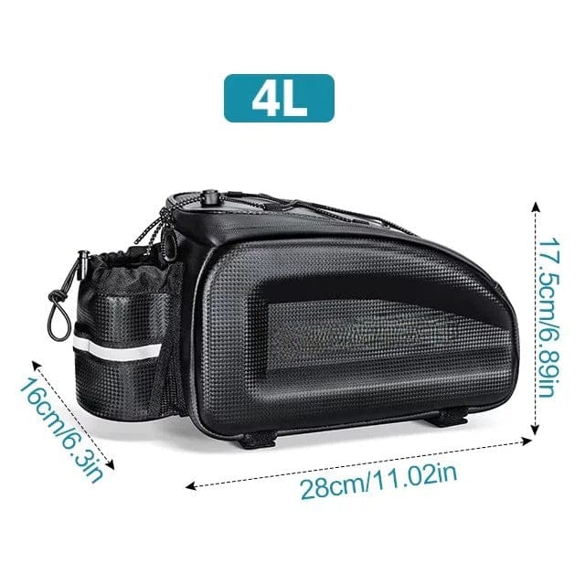 Sacoche arrière imperméable avec porte gourde | Gravel 4-8L