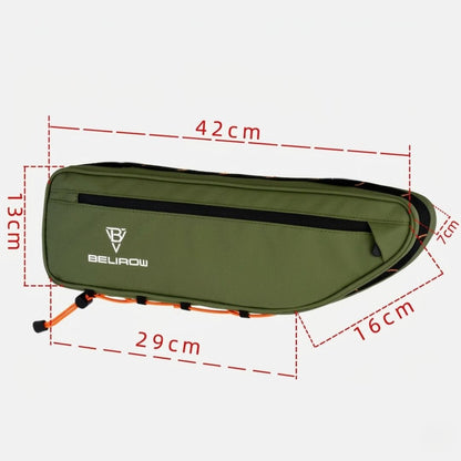 Sacoche de cadre pour vélo gravel, étanche, tube horizontal | 3L