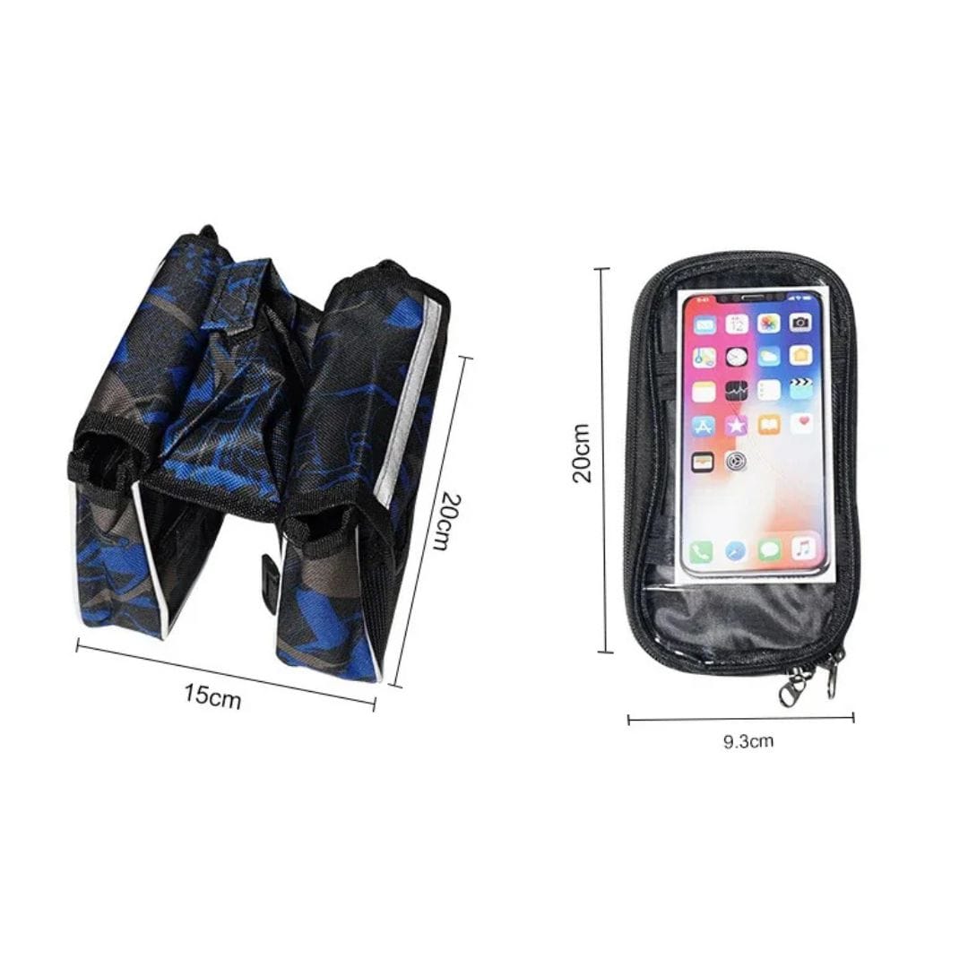 Sacoche de cadre vélo de route & gravel | Etancheité pour smartphone