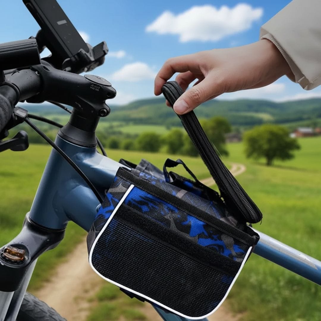 Sacoche de cadre vélo de route & gravel | Etancheité pour smartphone