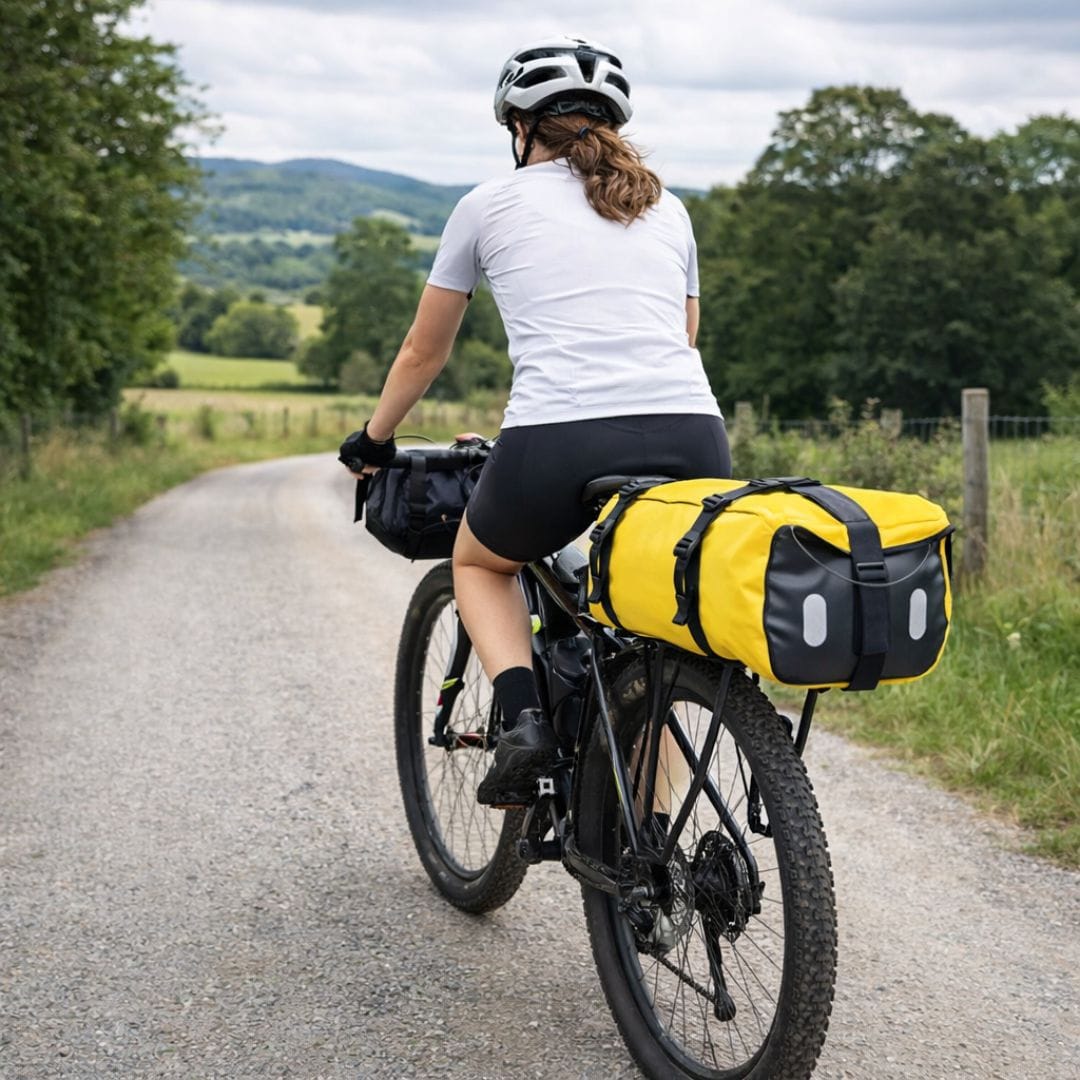 Sacoche de porte-bagage vélo étanche 20L | Randonnée & Cyclotourisme