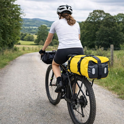 Sacoche de porte-bagage vélo étanche 20L | Randonnée & Cyclotourisme