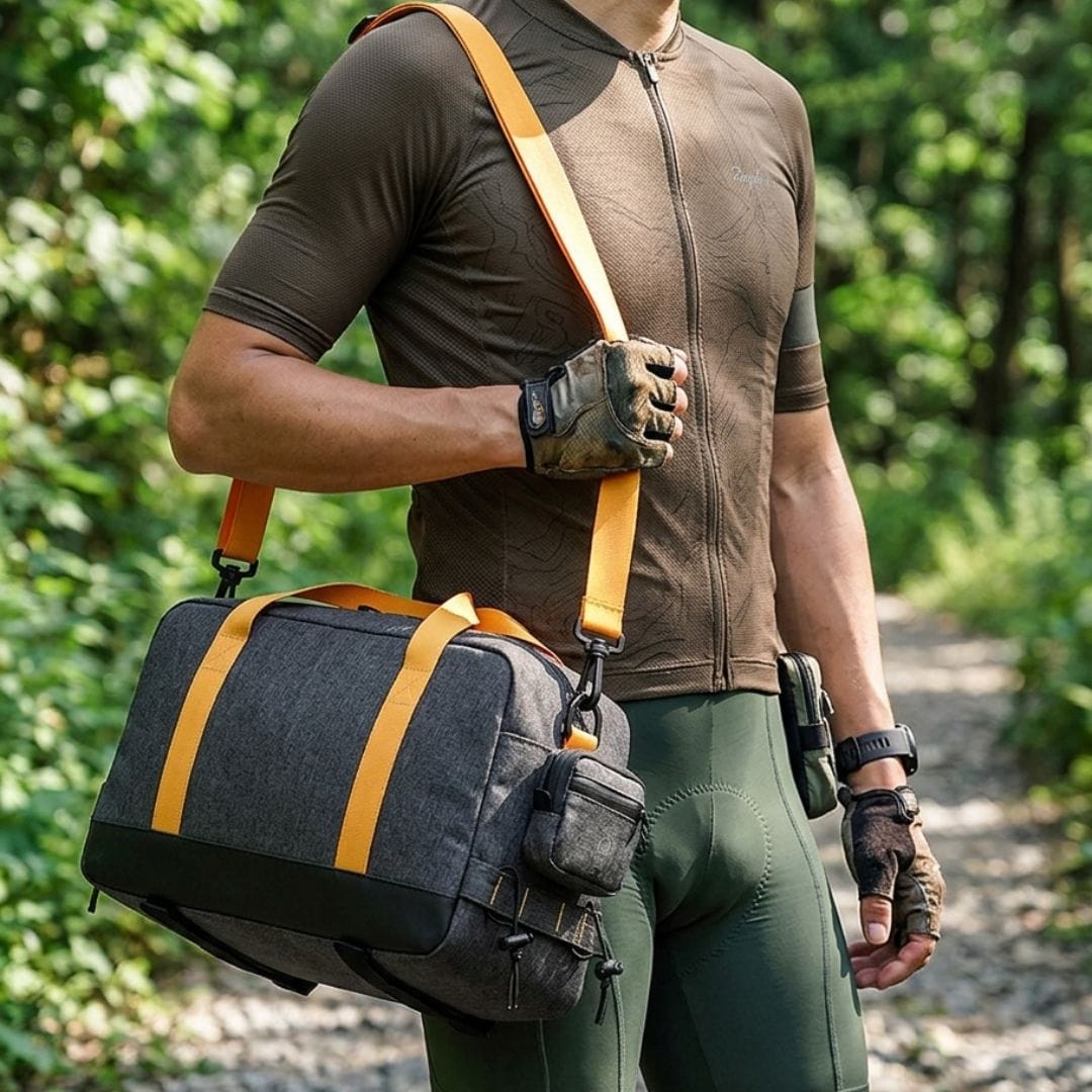 Sacoche de vélo gravel à poser sur porte bagage | 8,3L